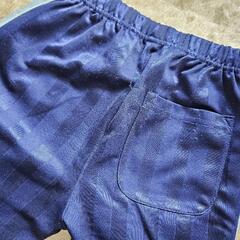 キッズ服 子供服 運動 ブルー 上下セット 半袖 ハーフパンツセット サイズ110の画像