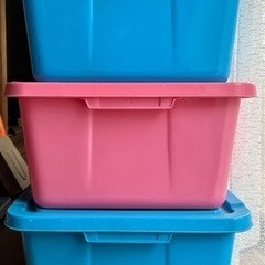 昭和エモ！レア！フタ付き押入収納  ブルーorピンク《各種》の画像