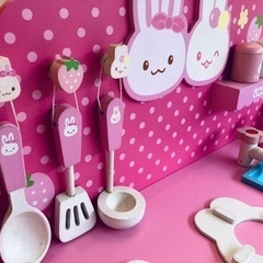 うさももちゃん　グリルキッチン　おままごとセットの画像