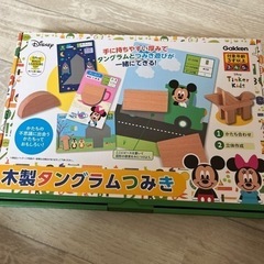 ディズニー 木製タングラムつみき