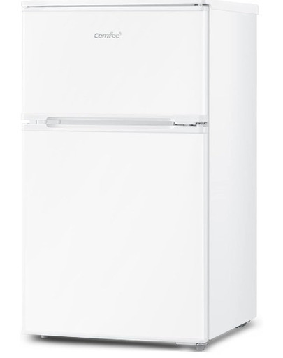 COMFEE' 冷蔵庫 90L 2ドア 右開き ホワイト RCT90WH/E 耐熱天板