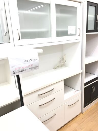 ★ジモティ割あり★  ニトリ 食器棚 クリーニング済み KJ5010