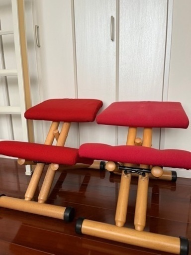 ストッケ　ブァリエール　赤　2脚セット