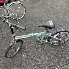 折りたたみ自転車　パンク　ハマー　　