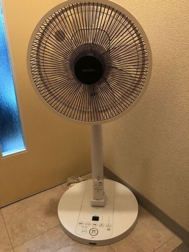 東芝 TOSHIBA F-DLW75 リビング扇風機 DCモーター リモコン付き ホワイト