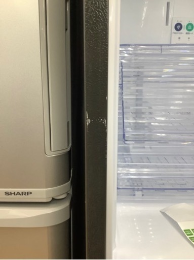 SHARP 2ドア冷蔵庫 2021年製です！