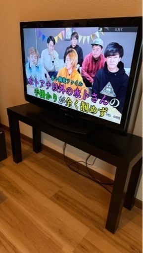【明日午前中まで】SHARP AQUOSテレビ\u0026テレビ台セット