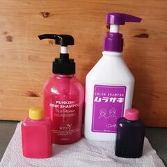 カラーシャンプー　ピンク　ムラサキ　シャンプー　ヘアケア　