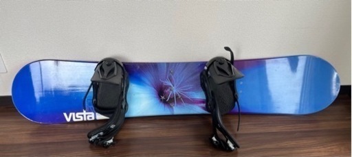 【美品】Burton ride vista/バートン　ライドビスタ/スノーボード板/ビィンディング&ショルダーケース付き