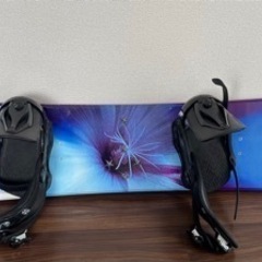 【美品】Burton ride vista/バートン　ライドビスタ/スノーボード板/ビィンディング&ショルダーケース付き