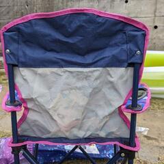 キッズ　キャンプ　椅子　バーベキューの画像