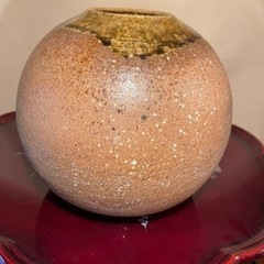 信楽焼　明山作　明山窯　陶器　壺の画像