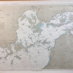 瀬戸内海　　海図の画像