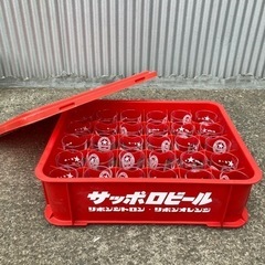 【 当時モノ 】 サッポロビール リボンシトロン グラス 箱入り...