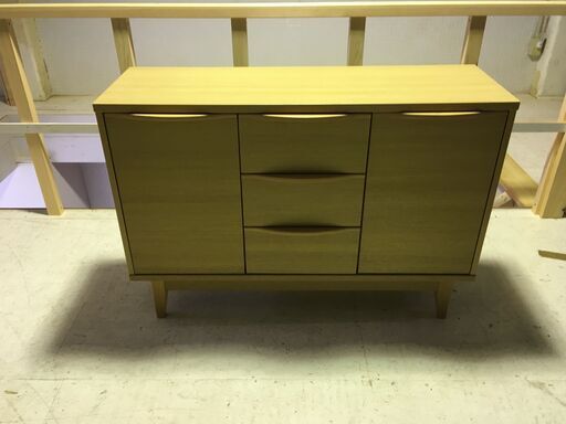 キャビネット　要組み立て接着　未使用品　説明書接着剤他付　SHIRAI レノール7511DH-01