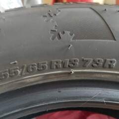 スタッドレスタイヤ　軽自動車用　155/65 R13 73R　（ホイールなし）４本組＊お受渡予定者様決定の画像