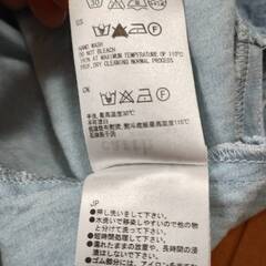 earth music&ecology デニム風シャツ　ワンピース Sの画像