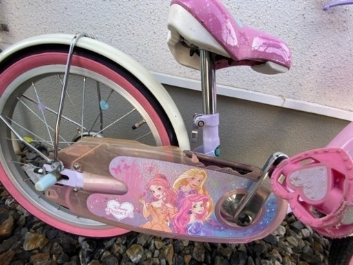 ゆめかわ　ディズニー　プリンセス  自転車　美品