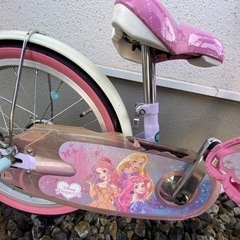 ゆめかわ ディズニー プリンセス 自転車 美品