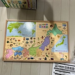 学研　木製パズル日本地図の画像