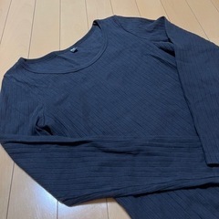 UNIQLO ユニクロ リブニットの画像