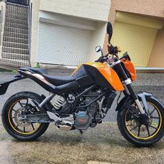 KTM 125デューク ABSモデル ローダウン済