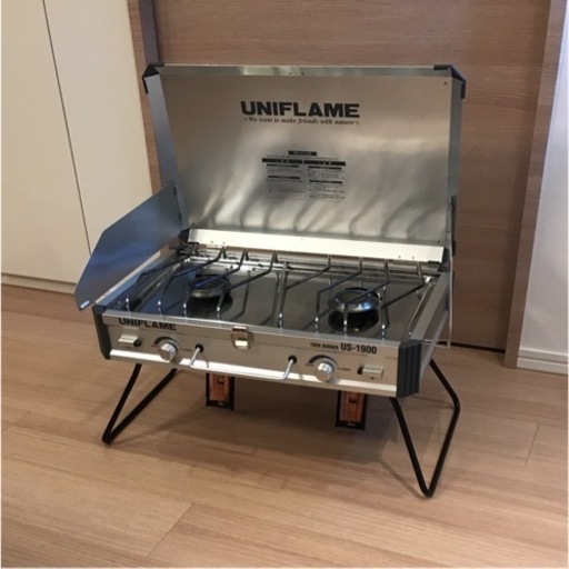 ユニフレーム ツインバーナー US-1900  キャンプ　バーベキュー
