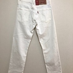 今週最終【新品】Levisリーバイス 511 ホワイト デニム ジーンズ W27/68cm 2-WAY STRETCH COMFORT の画像
