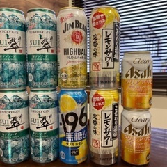 【まとめ売り】90本 缶ビール 缶チューハイ 発泡酒 など （金麦、本麒麟、ジムビーム、レモンサワー、196、上々、氷結など）の画像