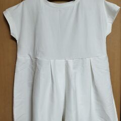 取引中/新品未使用☆ホワイトTシャツ/マタニティーにも◎の画像