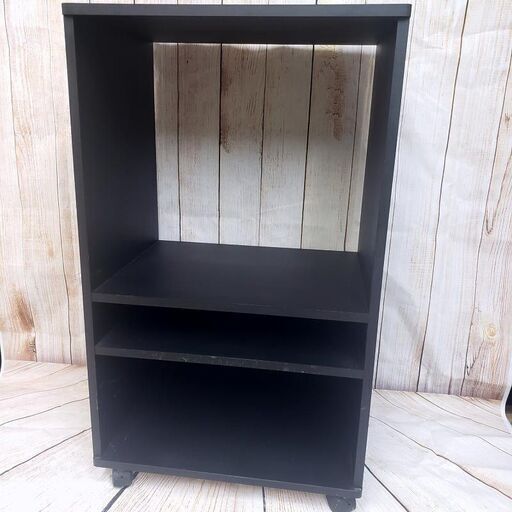 【コレ見て！ 家具】 キャスター付き 木製オーディオラック