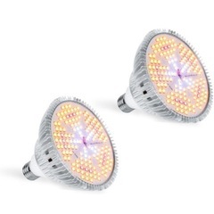 植物育成ライト led 2個 全光スペクトル 太陽光 e26 150個LEDチップ 100W相当 観葉植物 ライト 植物育成 ライト フルスペクトラム 室内栽培ランプ 省エネ 長寿命 植物 led 家庭菜園 水耕栽培 led 野菜育成 多肉植物の画像