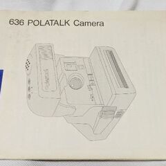 POLAROID 636 POLATALK ポラロイド 636ポラーク　取扱説明書付