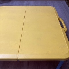 【無料】2026年1月末で処分予定 アウトドア 折りたたみ ローテーブル レトロ の画像