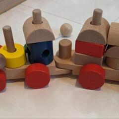 ワニさんの汽車つみきの画像