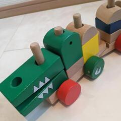 ワニさんの汽車つみきの画像