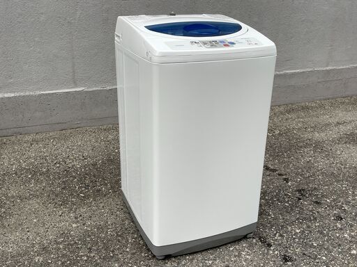 ★動作〇 清掃済 保証有★ 洗濯機 日立 NW-5FR 5kg 07年製 539x508x965mm 全自動電気洗濯機 シンプルな単身タイプ