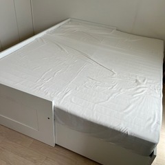 美品　IKEA BRIMNES デイベッドフレーム　