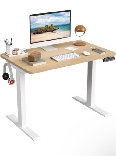 【GW特別価格！】FLEXISPOT スタンディングデスク 電動式 昇降デスク 高さ調節デスク 人間工学 メモリー機能付き オフィスワークテーブル パソコンデスク ゲーミングデスク 学習机 勉強机 ブラック EF1B