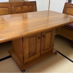 【5/9
のみ】家具 ダイニングテーブル　イス　収納付き