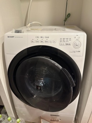 シャープ　ES-S7G ドラム式洗濯乾燥機　保証付き　7kg