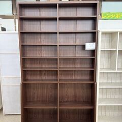 ★ジモティ割あり★  本棚 茶 H200×D21×W119.5 ...