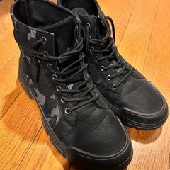 【美品】迷彩柄ワークブーツ 27cmの画像