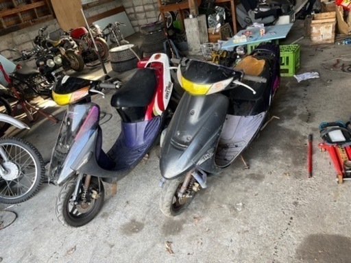 セピアZZ 原付50CC レストアベース　2台セットキック降ります鍵あります