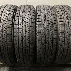 走行短め BS BRIDGESTONE BLIZZAK VRX2 165/70R14 14インチ スタッドレス 4本 ヴィッツ ソリオ マーチ ベルタ等　(KTO015)