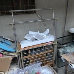 折りたたみ式　物干し竿棚　本日引き取りなら値下げ交渉可