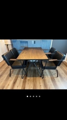 決まりました　【美品】LOWYA(ロウヤ) ダイニングテーブルセット(幅140cm)
