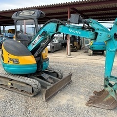 クボタ KUBOTA RX-203ミニユンボ.1407. 時間. 2トン クラス. 倍速. 赤いキー。マルチレバー。0.6トン 油圧クローラクレーン クボタ KUBOTA RX-203ミニユンボ.1407. 時間. 2トン クラス. 倍速