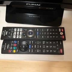 【お届けします】FUNAI液晶カラーテレビ、FUNAIブルーレイディスクレコーダー の画像