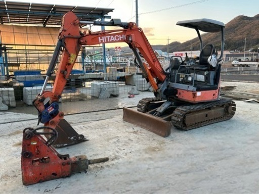 日立 ヒタチ HITACHI ZX30U-3. 1977時間. アームクレーン. ワンタッチ